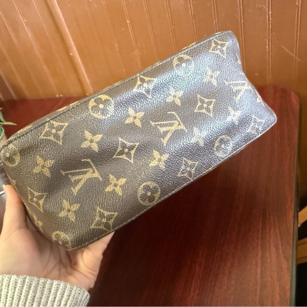Louis Vuitton Monogram Canvas Shoulder Bag in Brown - Picture 12 of 16